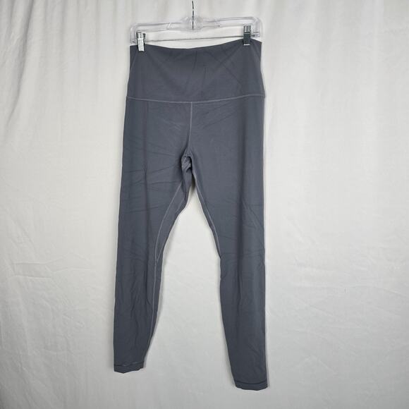 Lululemon Athletica Jogging Pants Women's 14 Slate Blue Stretch High Rise - Picture 6 of 16